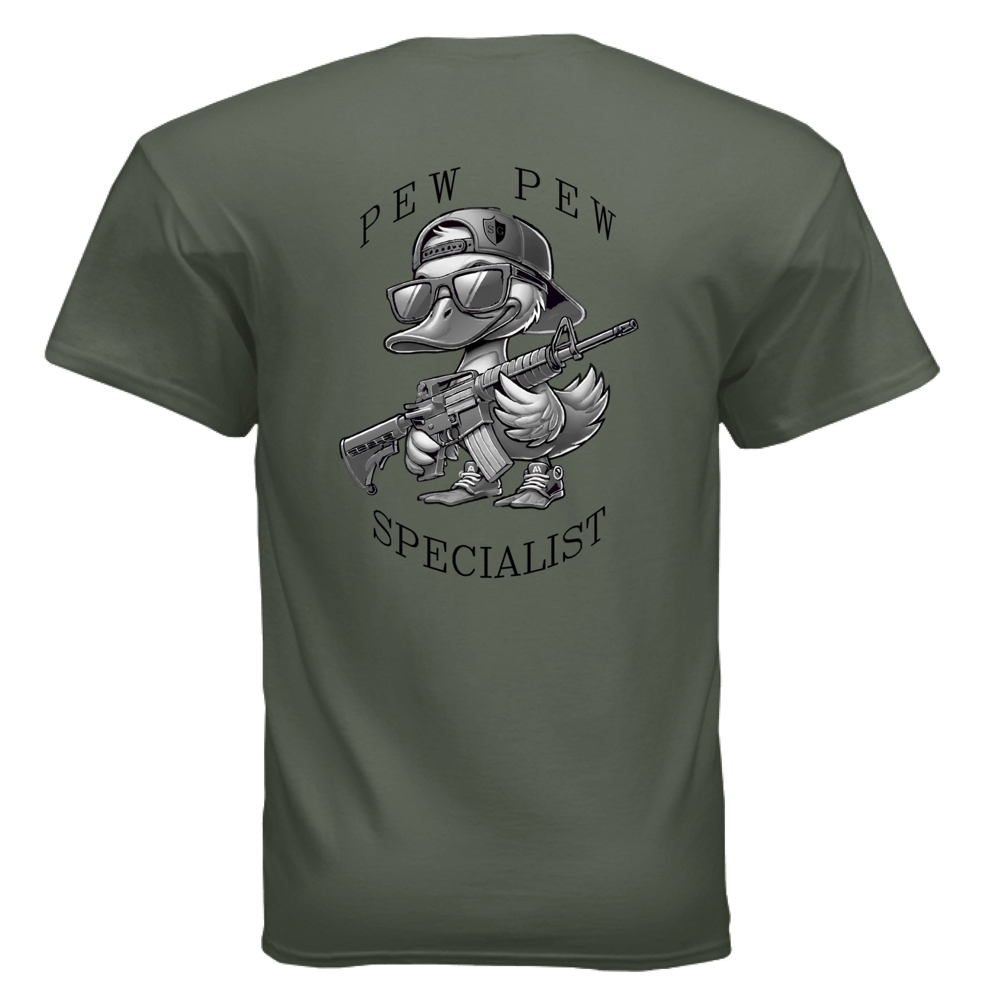 MILITARY GREEN - BACK